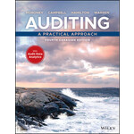 Auditing: A Practical Approach 4th Canadian Ed.