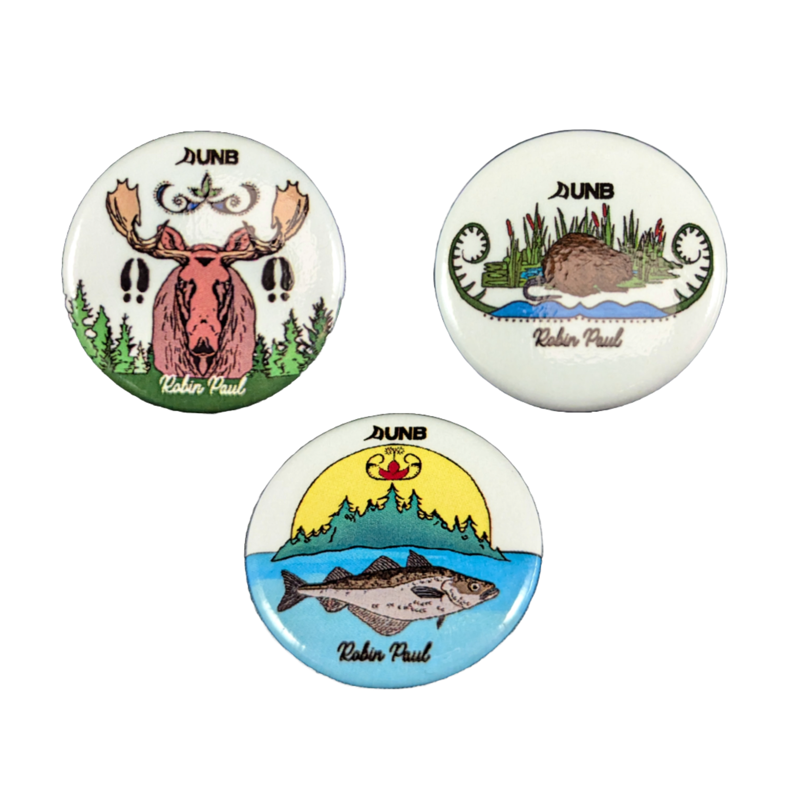 UNB Robin Paul Buttons