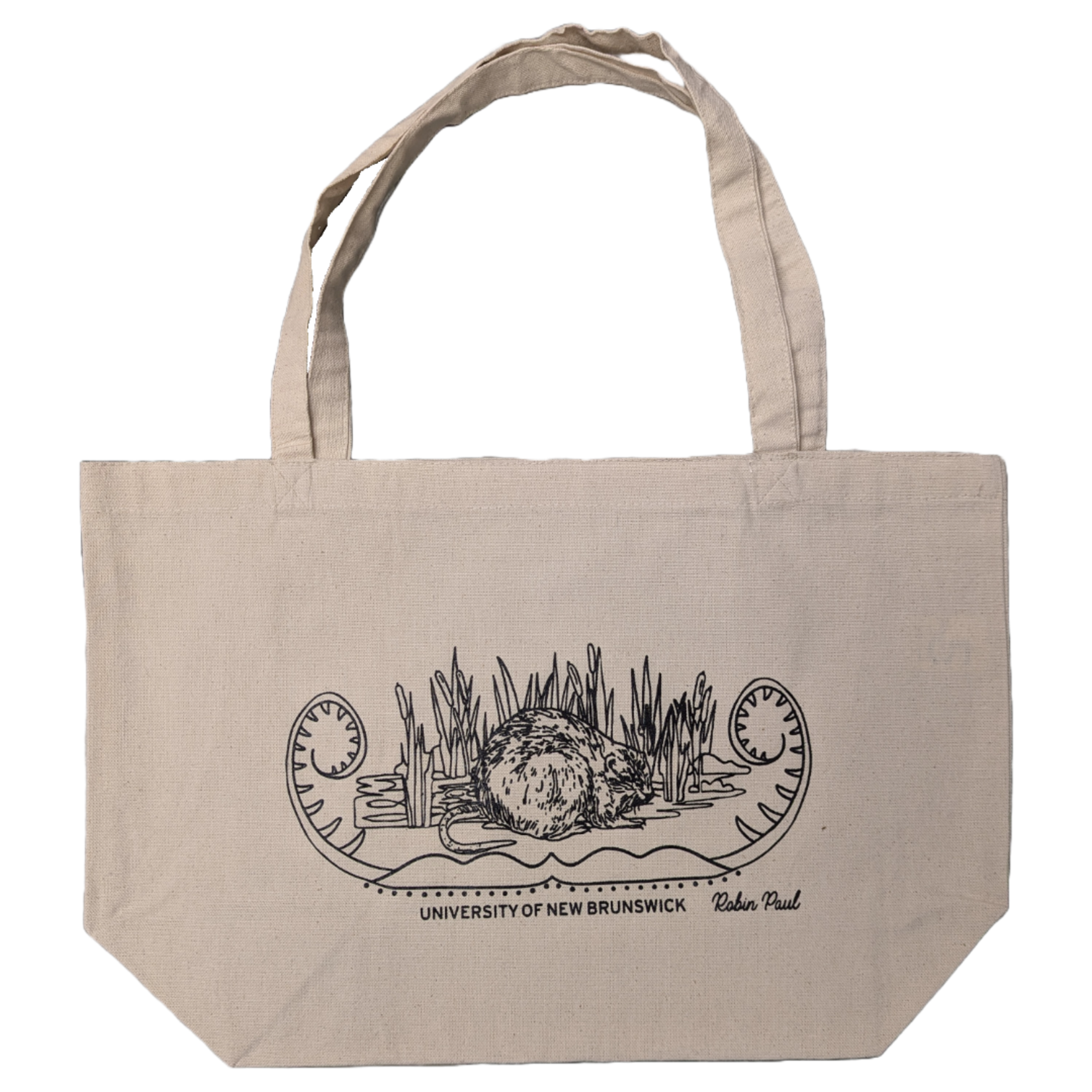 Muskrat UNB Robin Paul Rivers Tote Bag