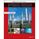 USED Elementary Principles of Chemical Processes, 4th Edition (Looseleaf)