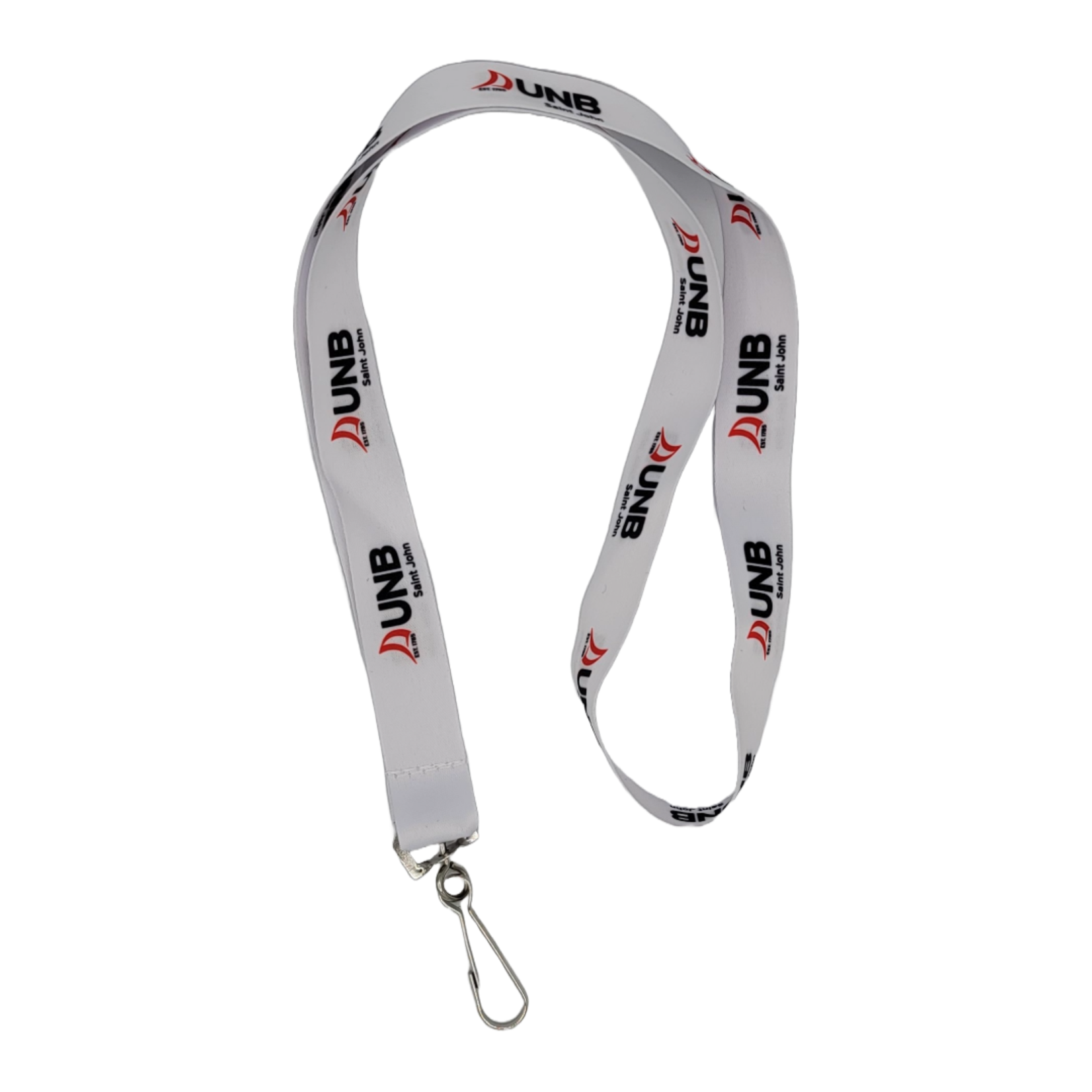 UNBSJ Lanyard White