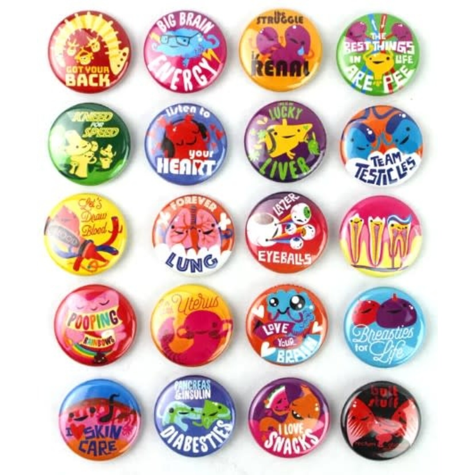 I Heart Guts Pin-back Buttons