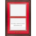 Proudly UNB UNB Double Mahogany Briarwood Frame
