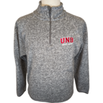 1/4 Zip Heather Fleece Sweater - UNB Saint John