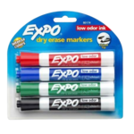Expo Dry Erase Markers - 4 Pack