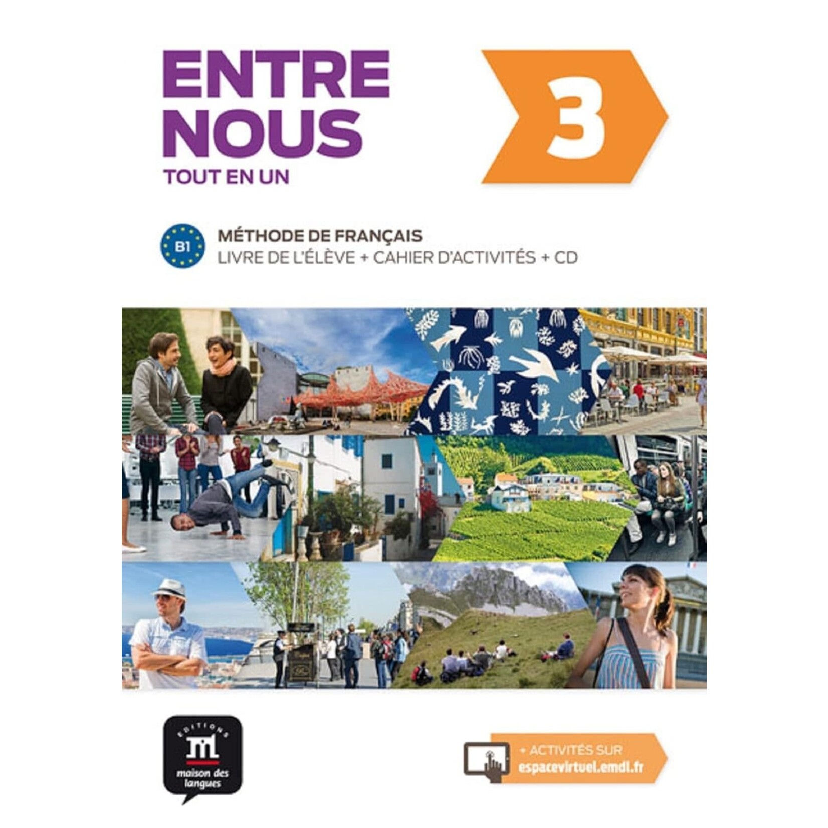 USED Entre Nous 3 Textbook and Workbook