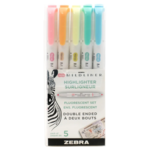 Zebra Zebra Midliner Highlighers Fluorescent - 5 pk.