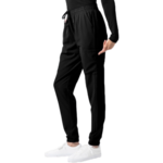 Greentown Zinnia Scrub Jogger Bottoms - Black