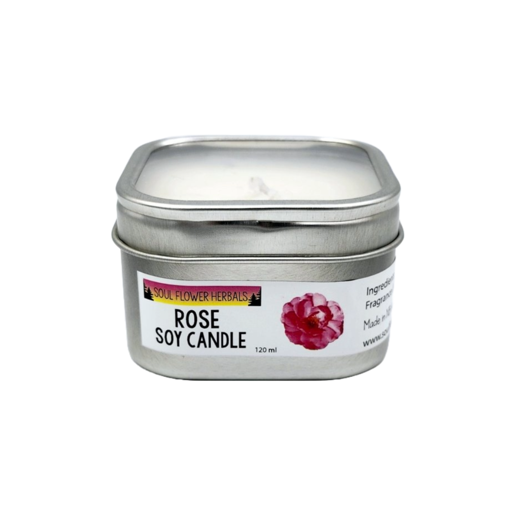 Soul Flower Herbals Candle