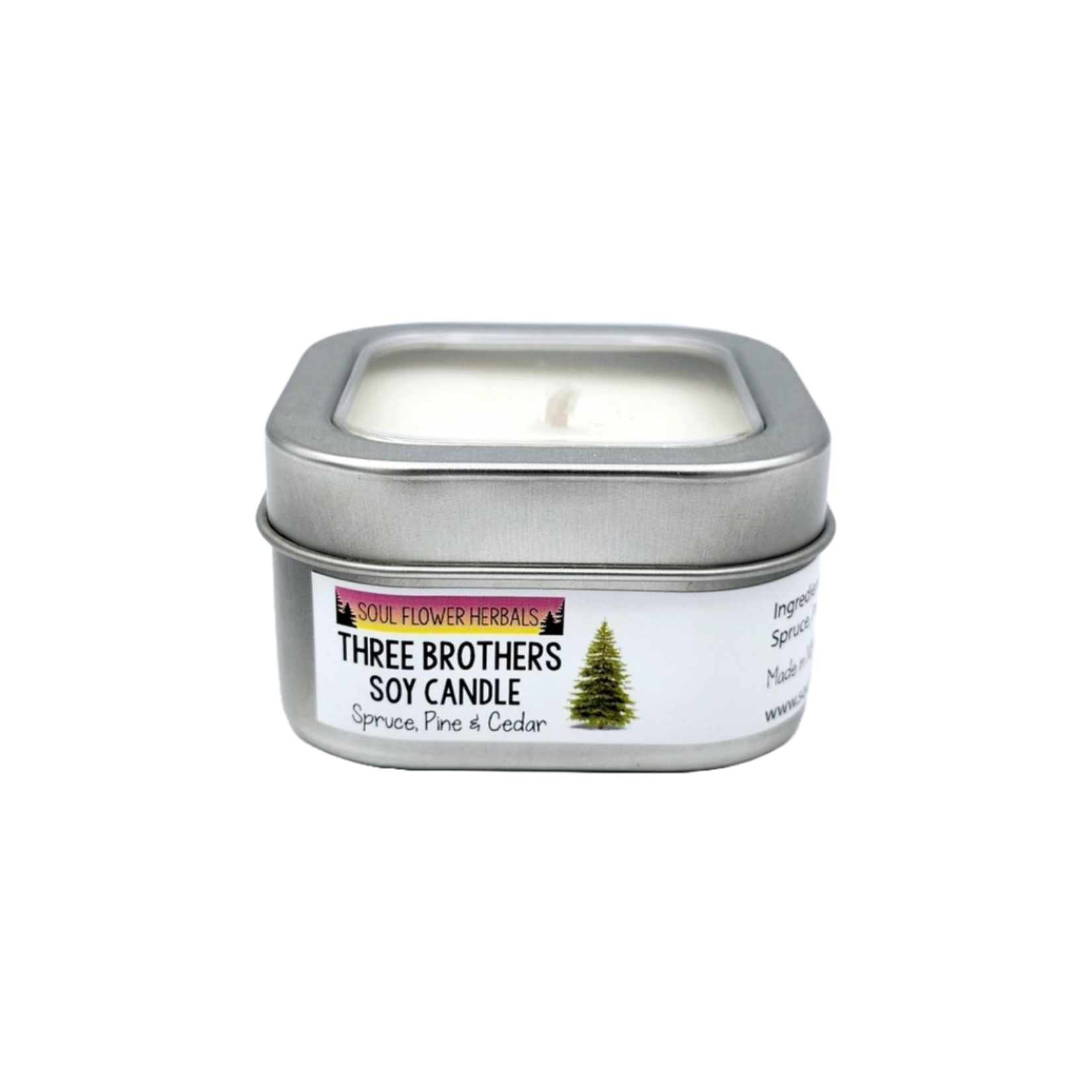 Soul Flower Herbals Candle