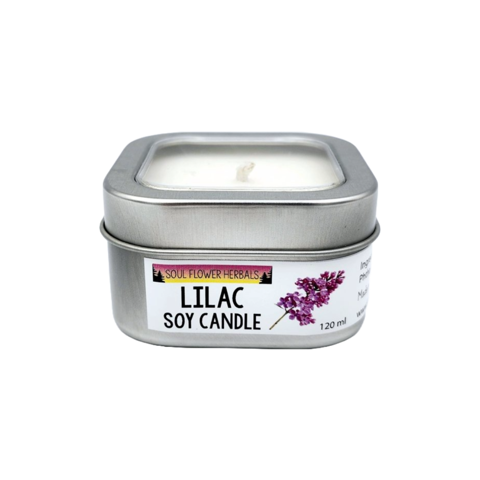 Soul Flower Herbals Candle