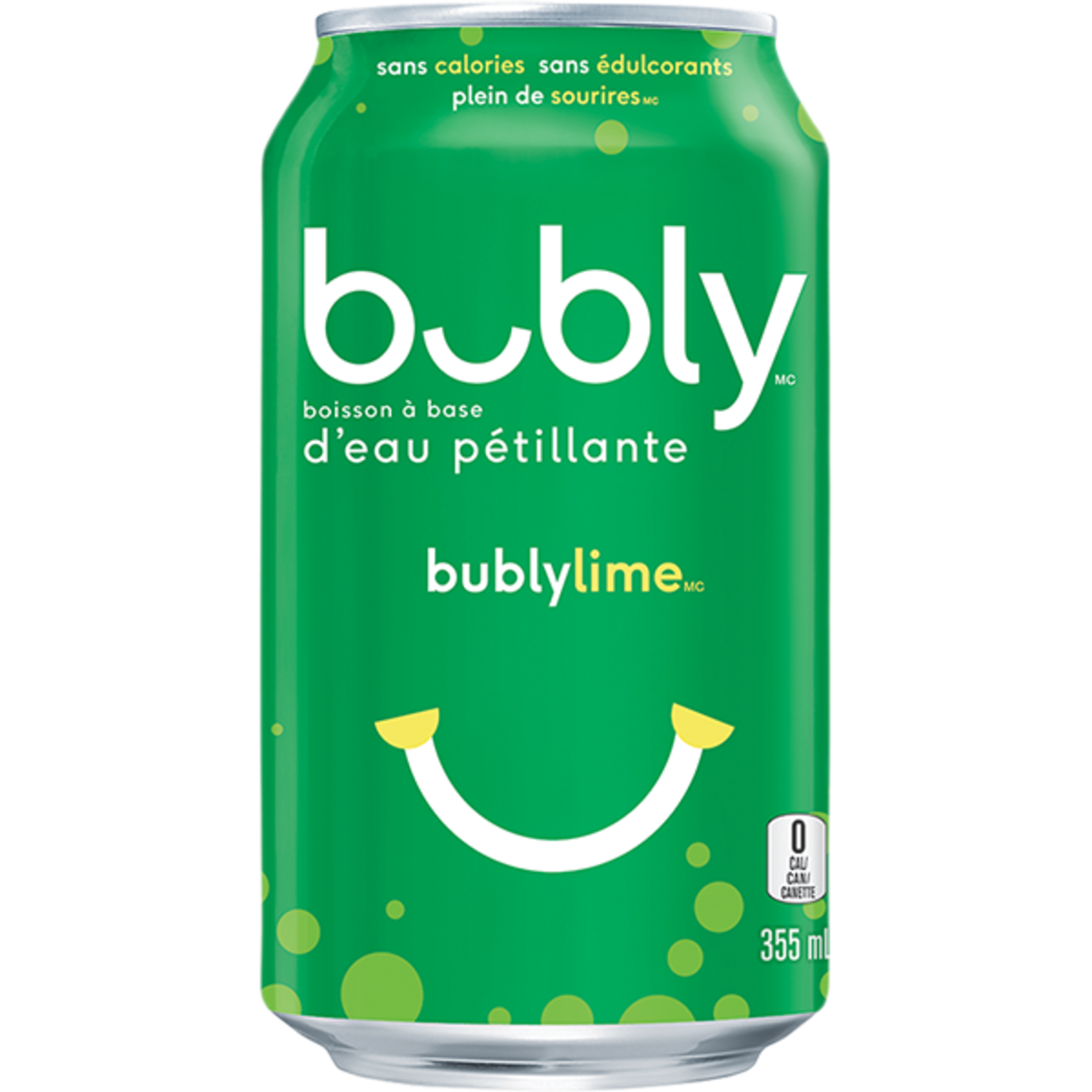 Bubly Lime 355ml.