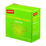 Staples Staples Latex Free Rubber Bands - #24-6, 1/4 lb. Box
