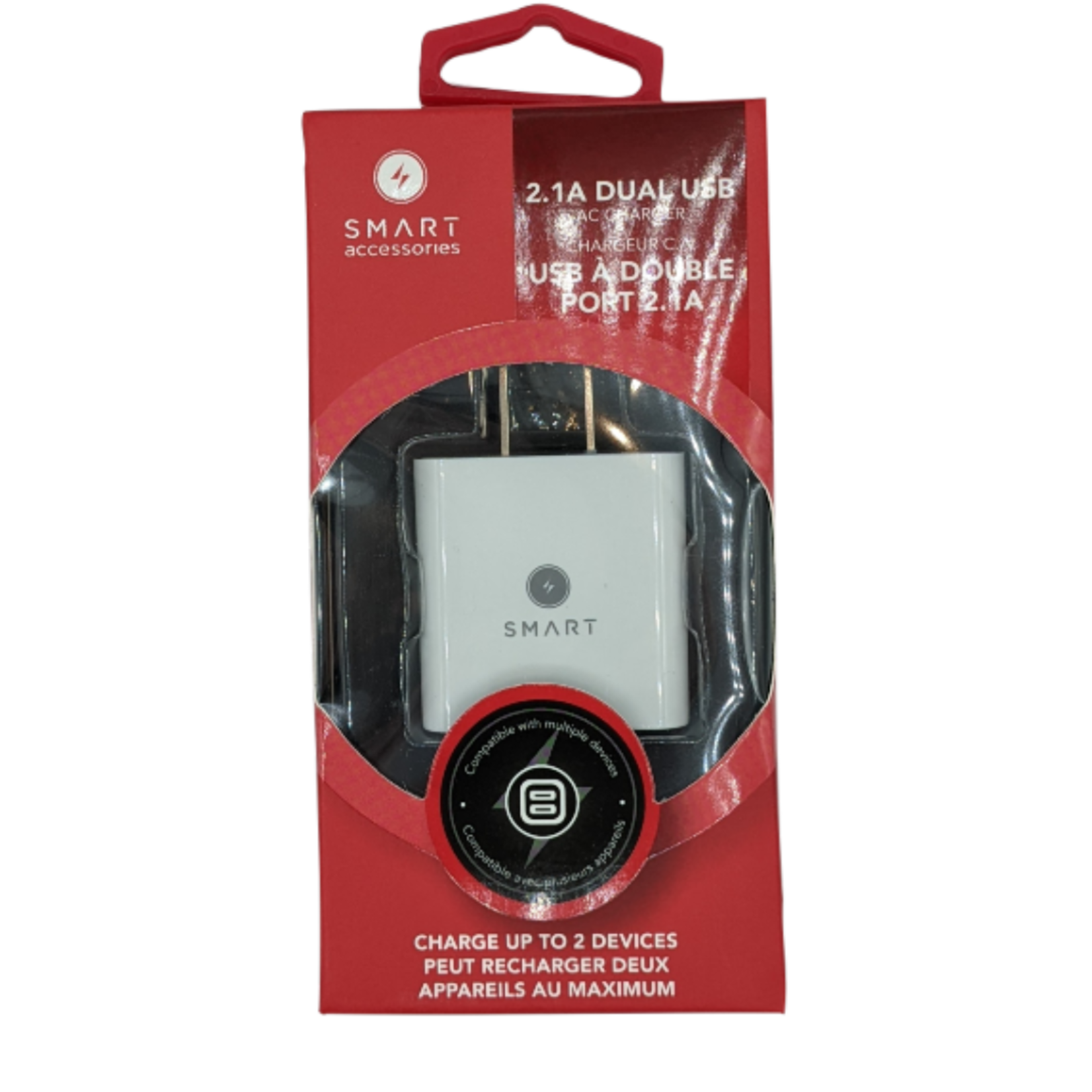 Smart 2.1A Dual USB Wall Charger