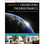 Fundamentals of Engineering Thermodynamics 9th Edition (Looseleaf)