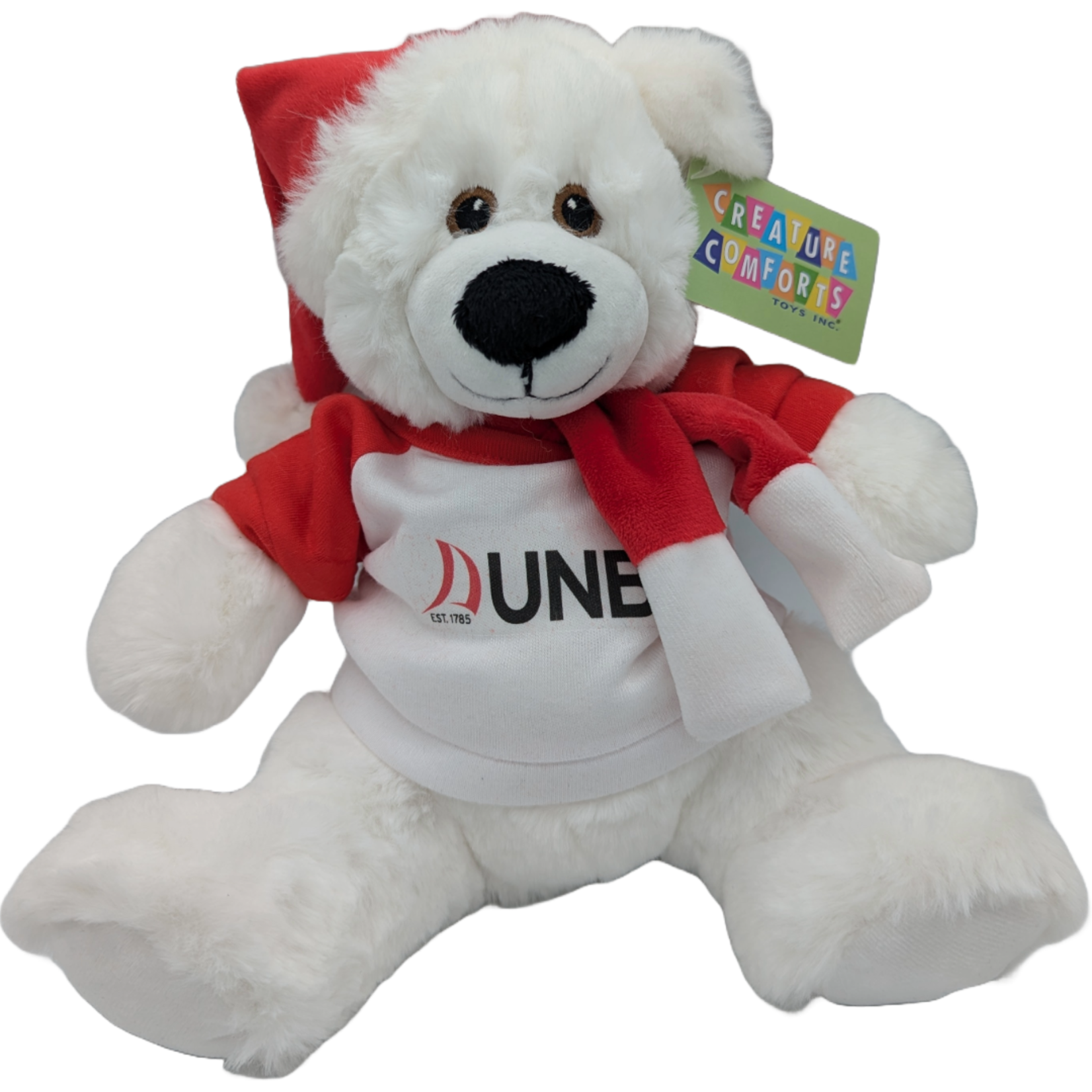 UNB Christmas Polar Bear Plush