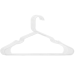 Clothes Hangers White Plastic - 5pk.