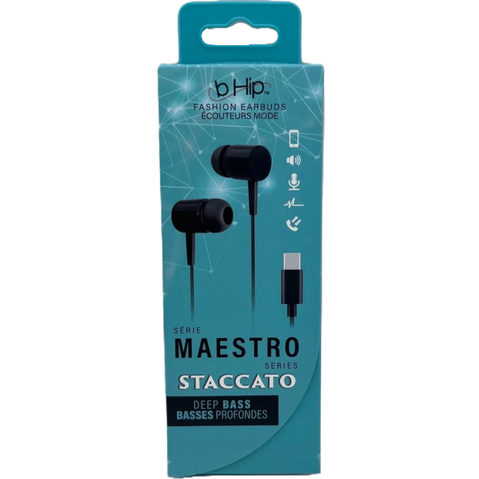 bHip Maestro Series Earbuds Staccato (Type-C)