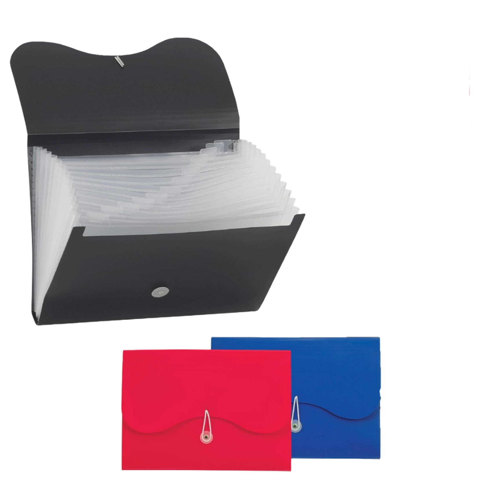 Merangue Letter Size Expandable File Folder