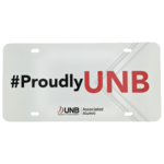 Proudly UNB #Proudly UNB Alumni License Plate