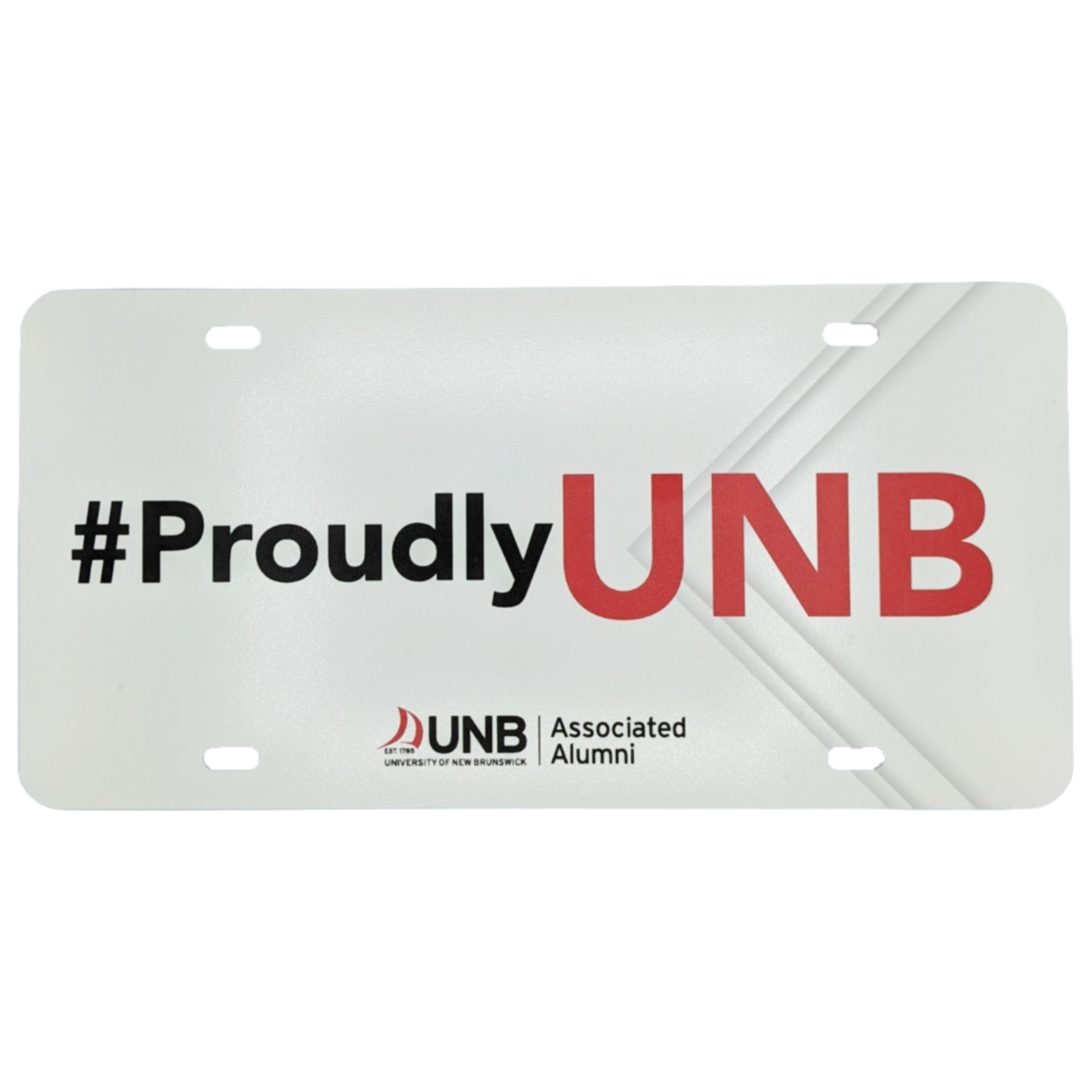 Proudly UNB #Proudly UNB Alumni License Plate