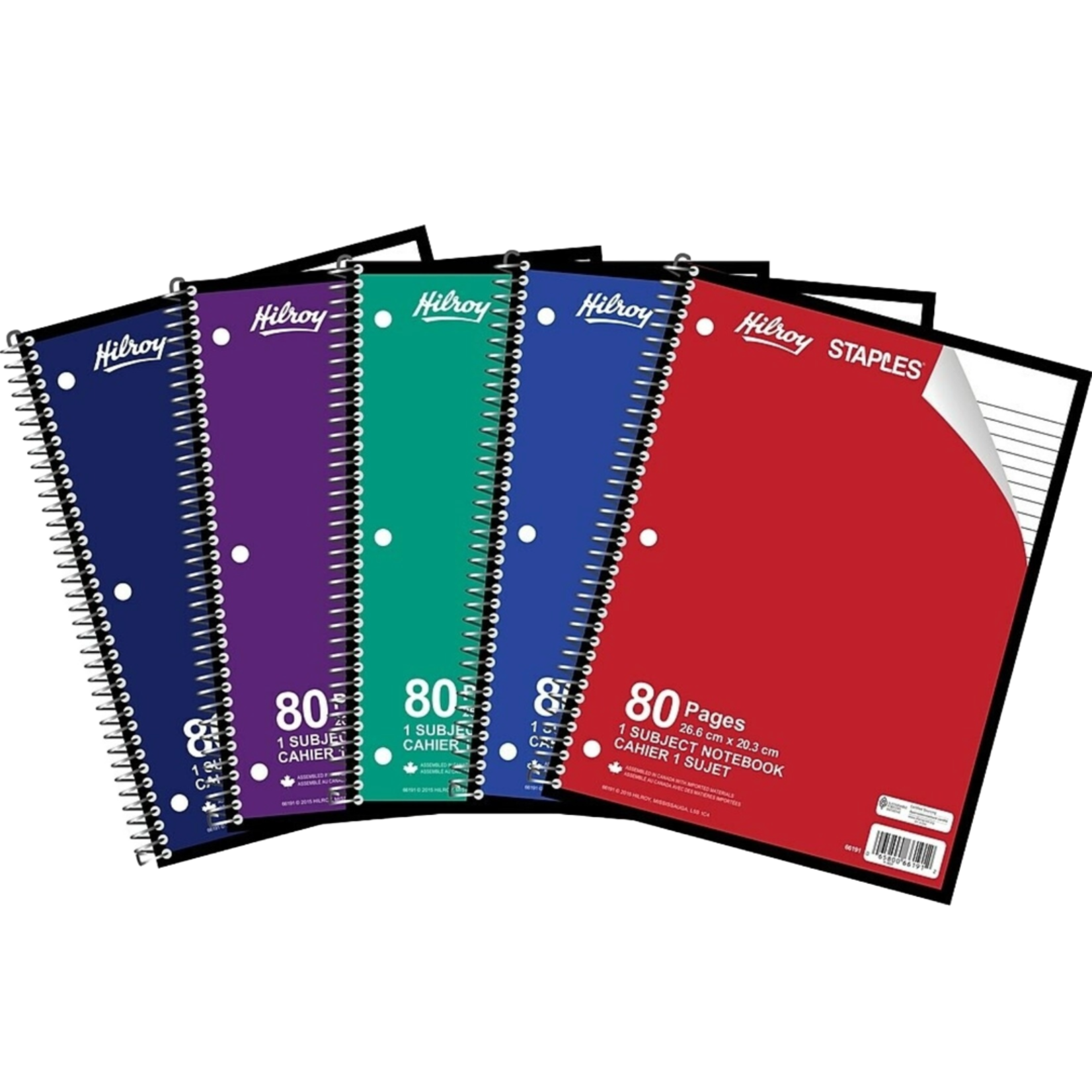 Hilroy 1 Subject Notebook - 80 Pages