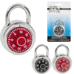 Merangue Combination Lock - Assorted Colors