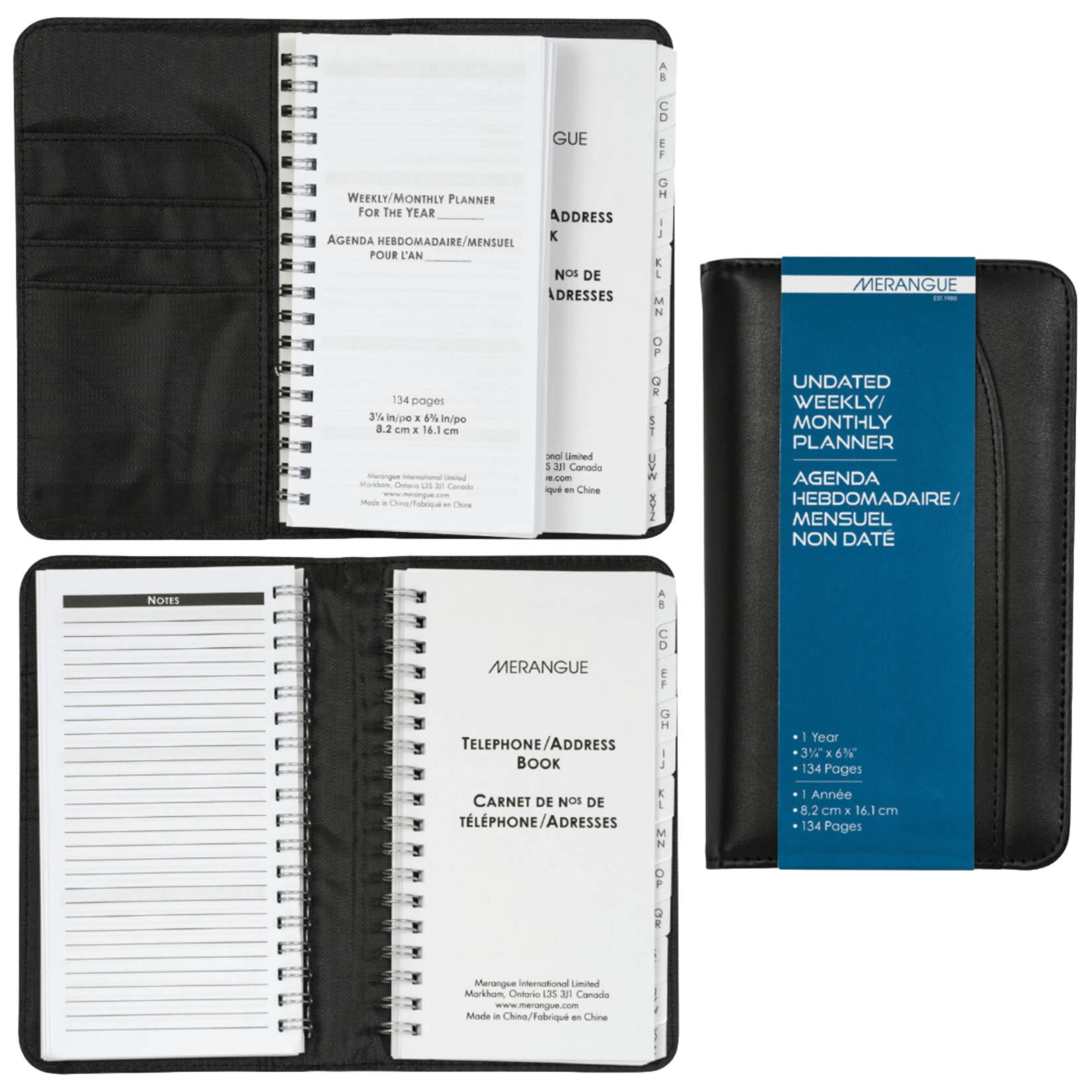 Merangue Undated Weekly/Monthly Planner