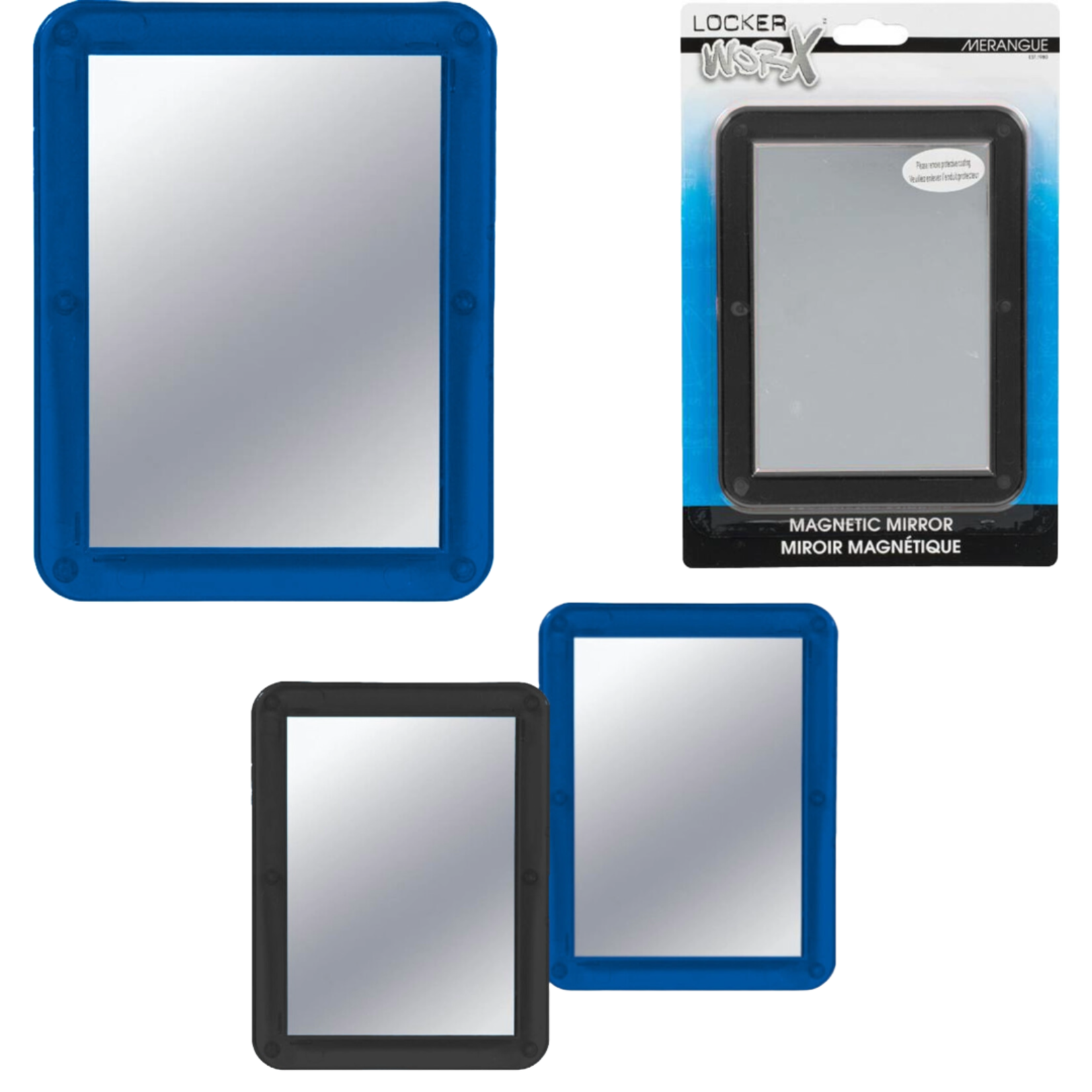 Merangue Magnetic Locker Mirror