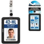 Merangue Silicone ID Card Holder with Clip