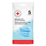Canadian Red Cross Disposable Mask - 5pk