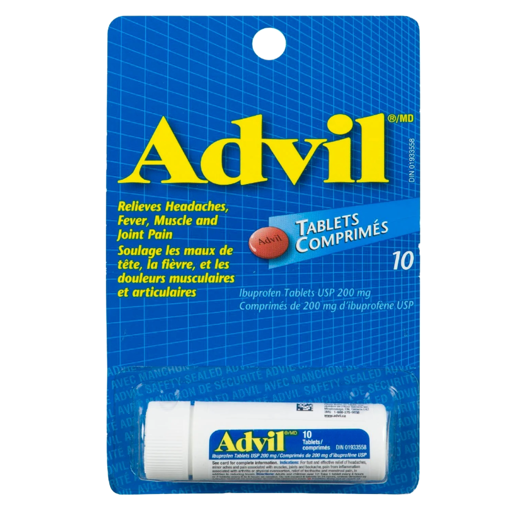 Advil Pocket TB 200mg 10ct