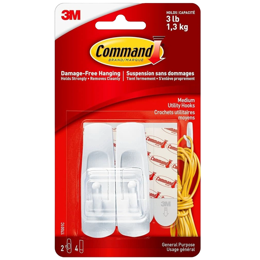 Command Medium Utility Hooks - UNB Saint John Campus Store