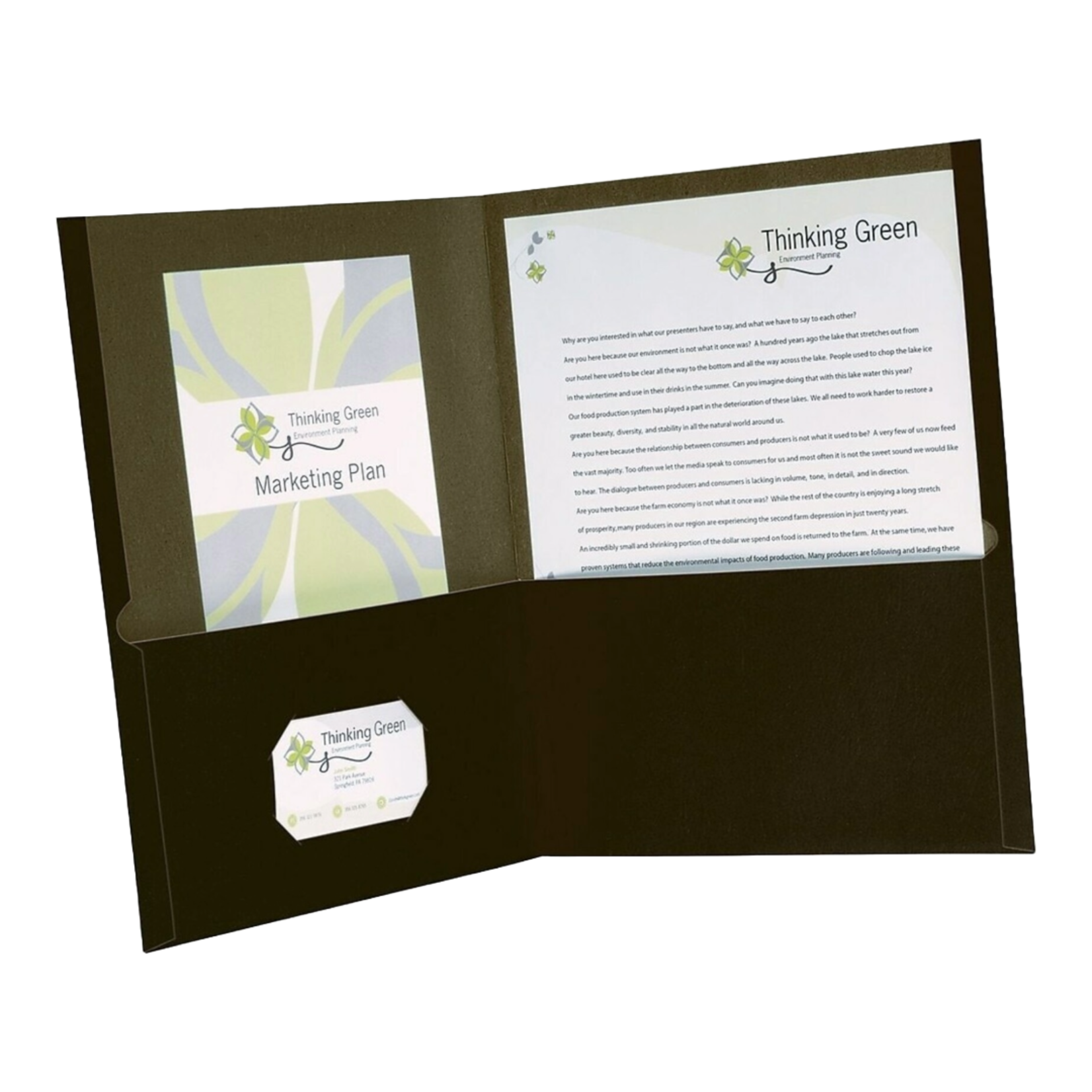 Recycled Twin Pocket Folder