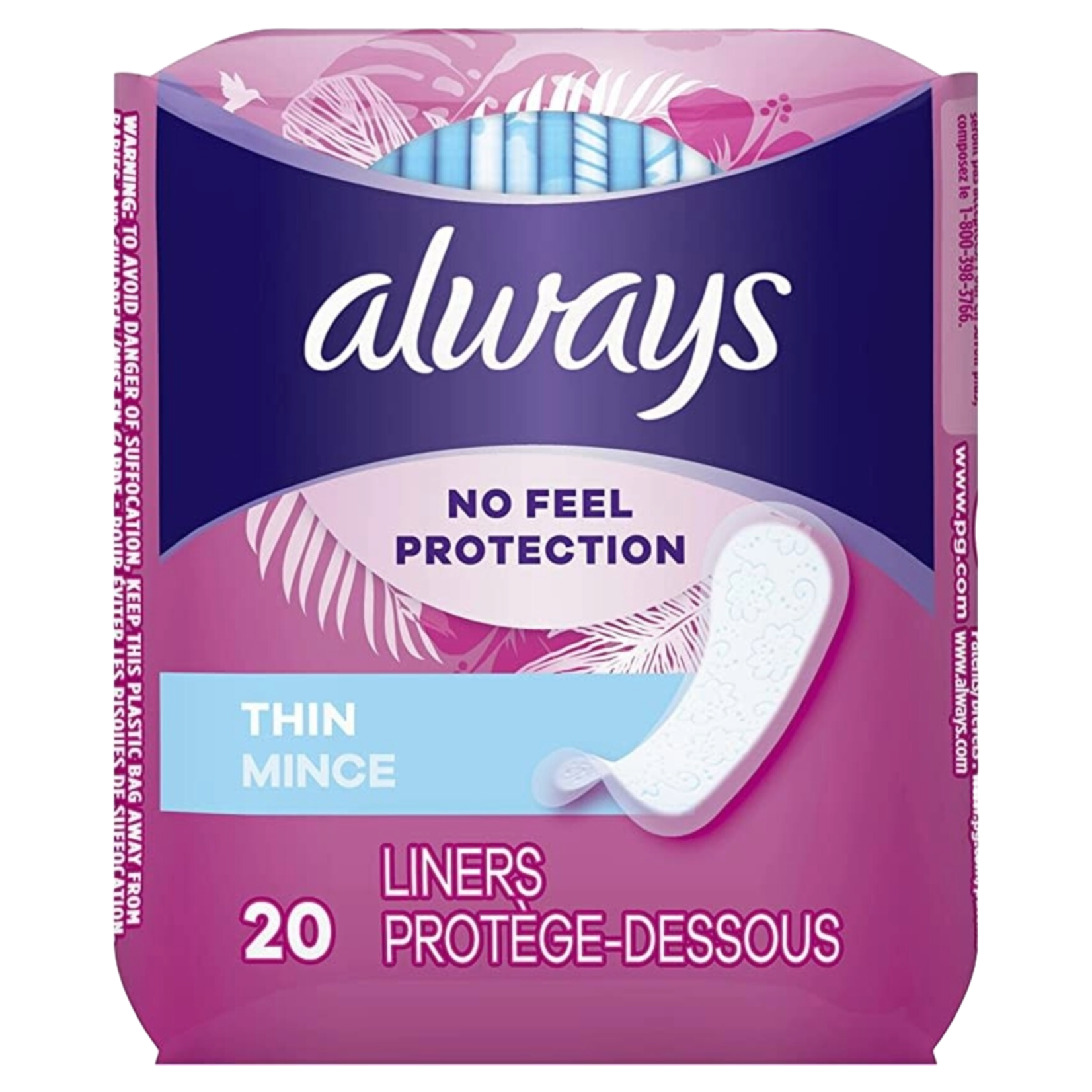Always Pantyliners - 20 pk.