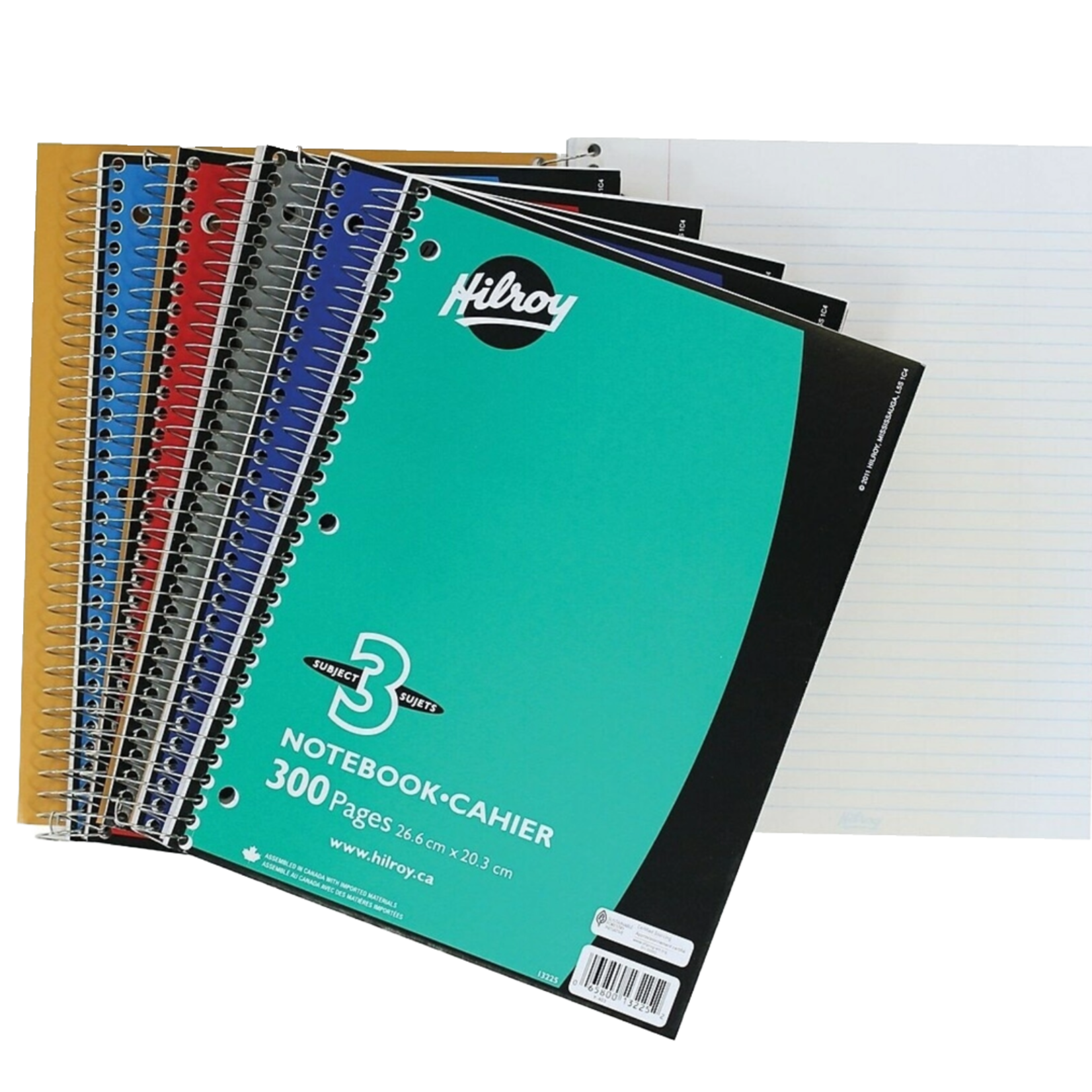 Hilroy 3 Subject Notebook - 300 Pages