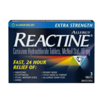 Reactine Allergy Relief 10mg 3tabs