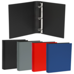 Merangue 1" Polyfoam D-Ring Binder - Assorted Colors