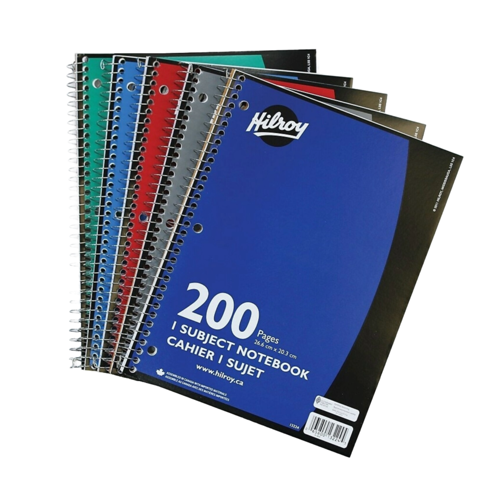 Hilroy 1 Subject Notebook  - 200 pgs