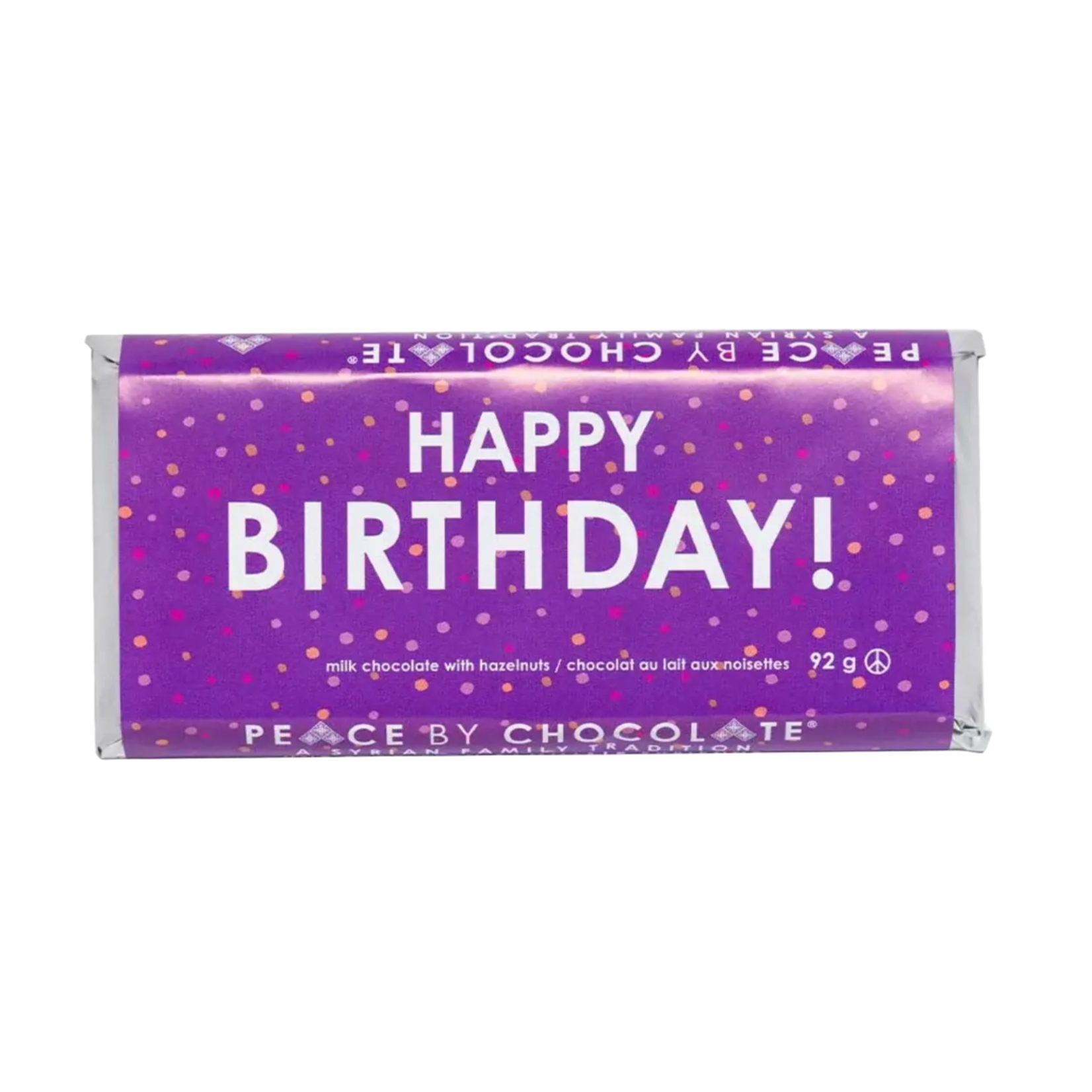 Peace by Chocolate Peace by Chocolate Happy Birthday Bar 92g