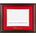 Proudly UNB UNB Mahogany Briarwood Frame