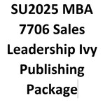 SU2025 MBA 7706 Sales Leadership Ivy Publishing Package