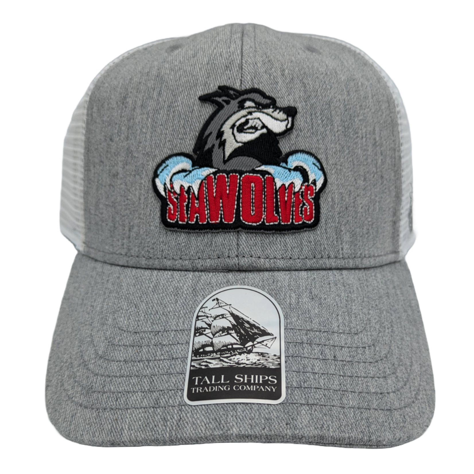 Seawolves Tall Ships Seawolves Patch Trucker Cap - Light Grey