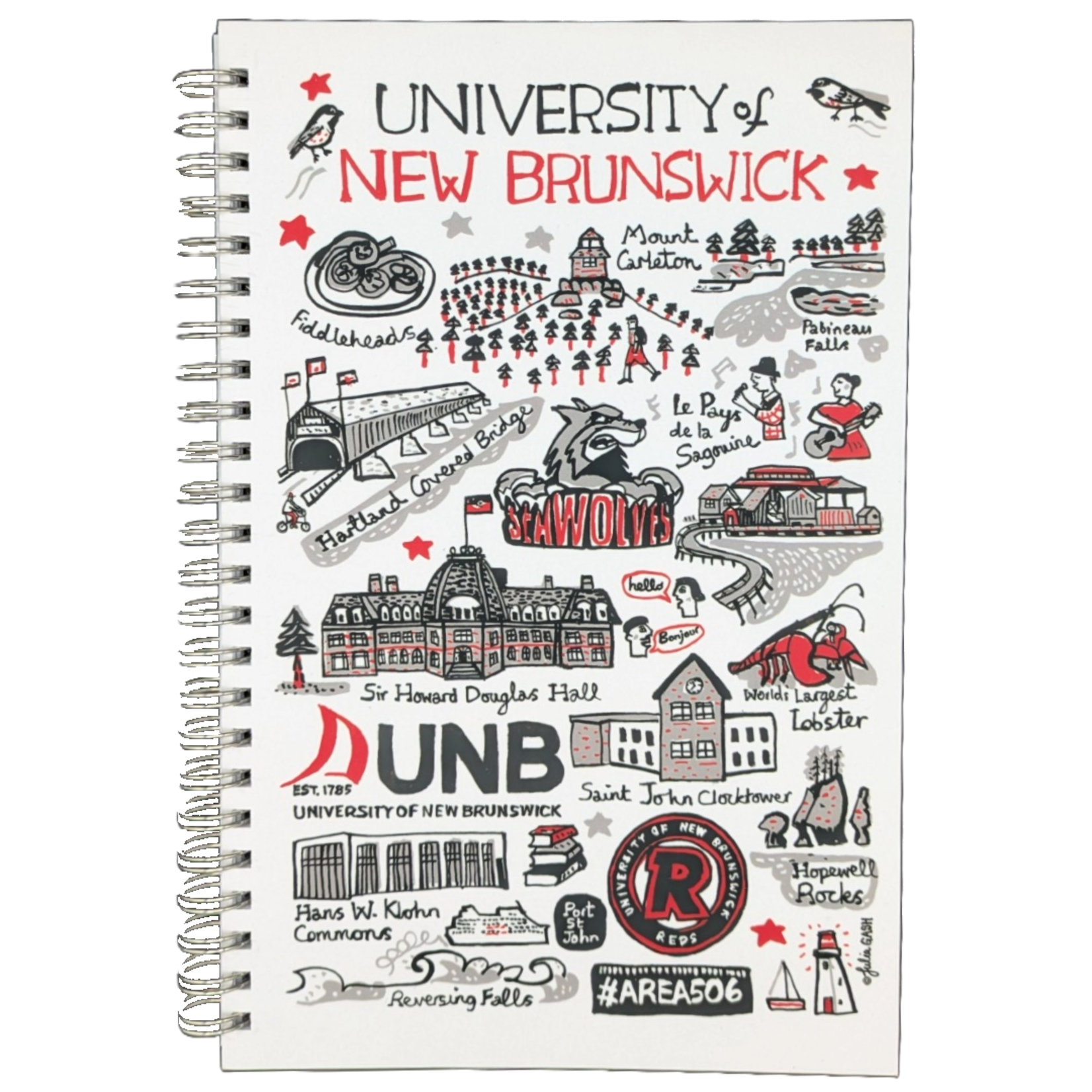 Julia Gash Julia Gash x UNB Blank Wired Journal