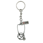 UNB Stethoscope Keychain