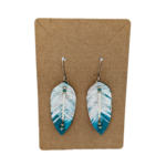 Fern & Cloud Creations Birchbark Feather and Quill Earrings