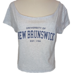 UNB Signature Ladies Cropped Off-The-Shoulder Tee