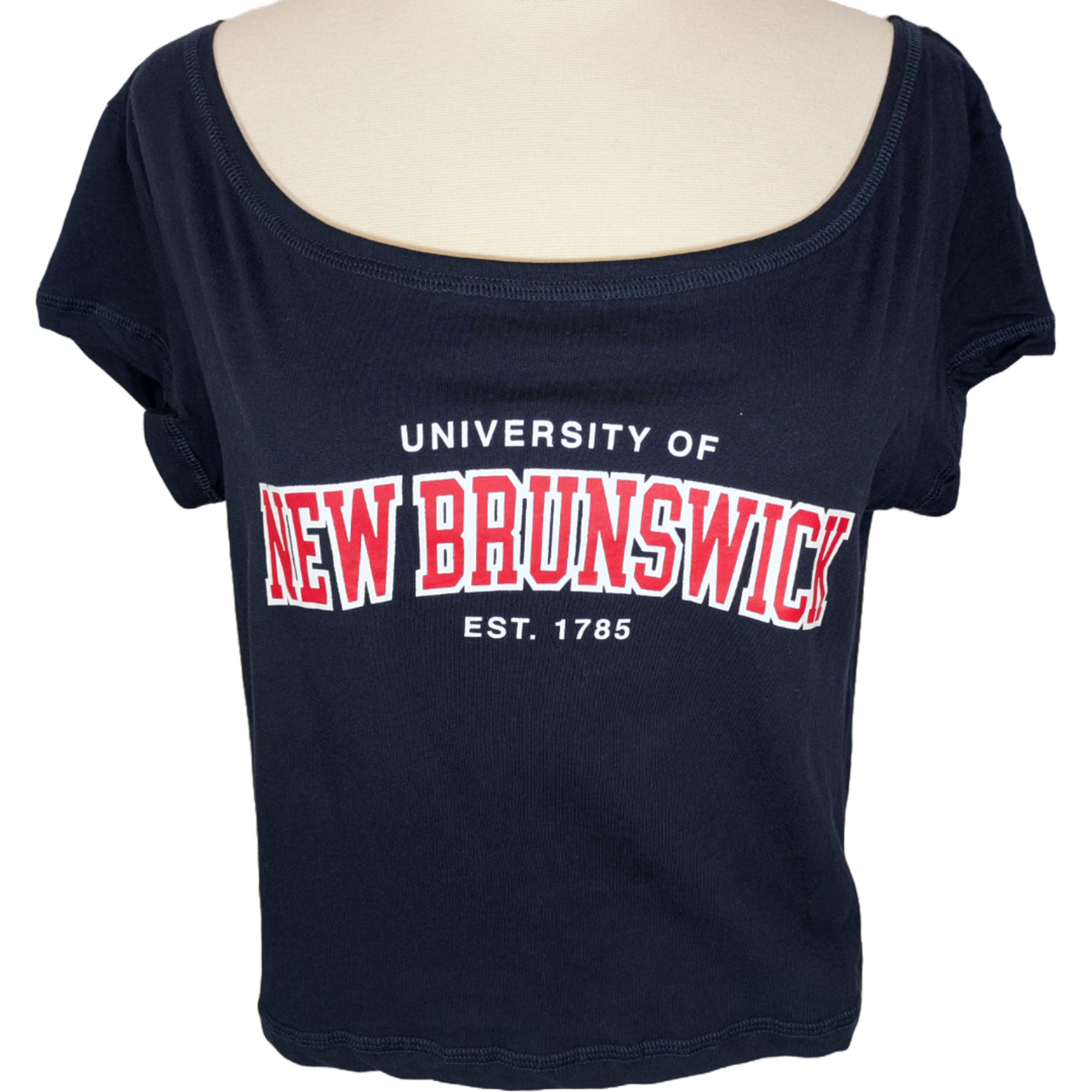 UNB Signature Ladies Cropped Off-The-Shoulder Tee