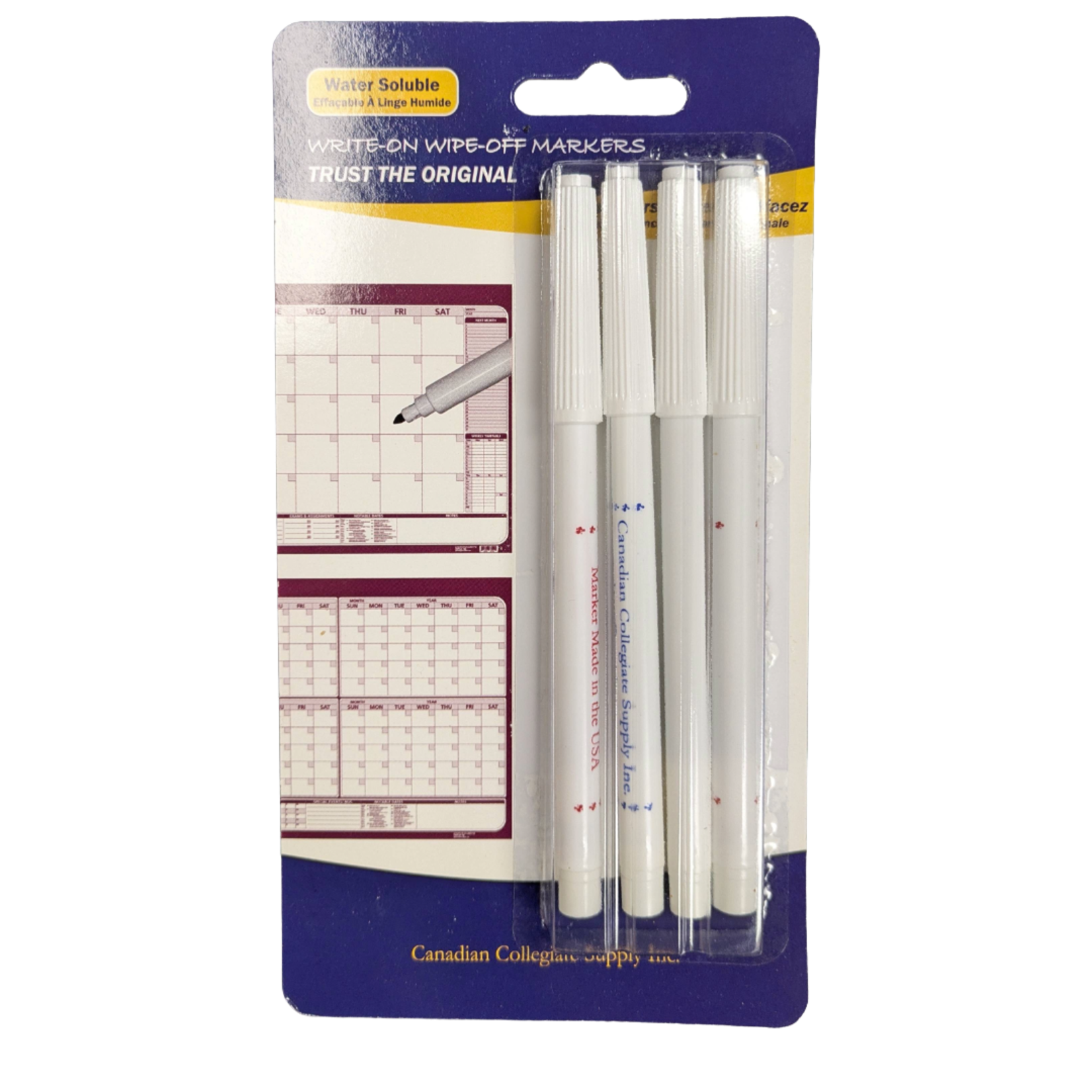 CCS Water Soluble Markers - 4pk.