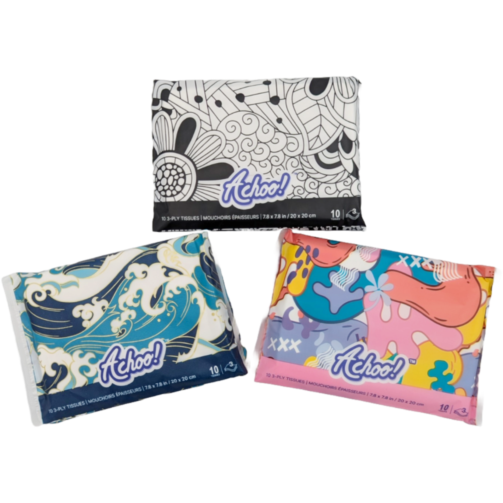 Achoo! Slim Wallet Pack Tissues